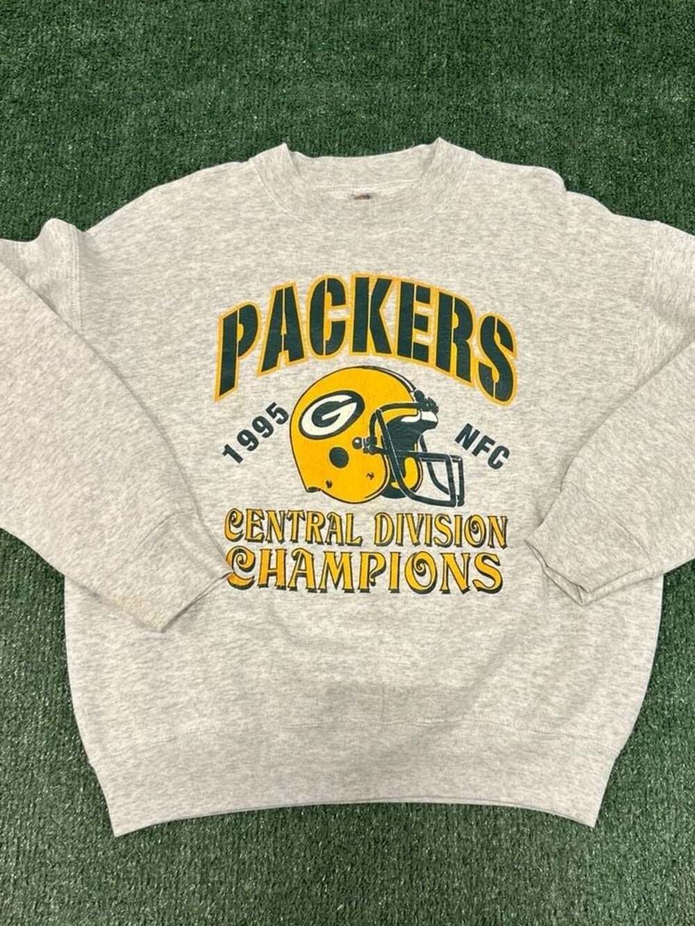 Vintage 1995 Green Bay Packers NFC Central Division Champions Crewneck Sweatshir